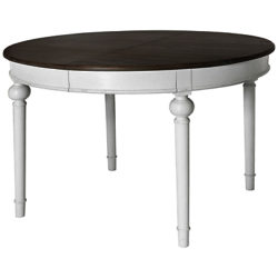 Hudson Living Maison 4-6 Seater Round Dining Table Cool Grey